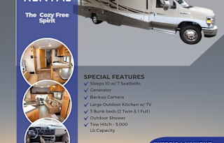 Family Road Trip RV | Sleeps 10 & Pet Friendly