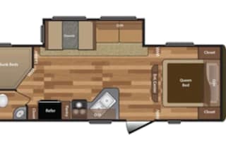 27ft Keystone Hideout 272LHS Travel Trailer