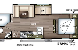 2018 Forest River RV Wildwood X-Lite 263BHXL