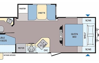 2019 Coleman Bunkhouse Travel Trailer