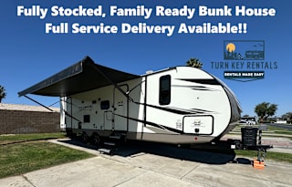 full Turn Key beautiful bunk house travel trailer.