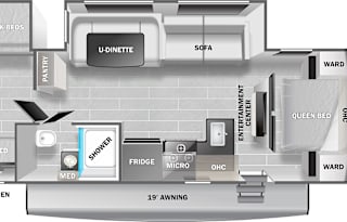 Large Bunkhouse with 2 Slides!