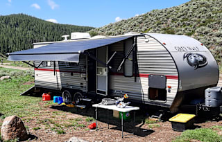 2019 Forest River 22RR toy hauler trailer