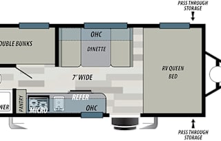 2022 Forest River RV Salem Cruise Lite T177BHFSX