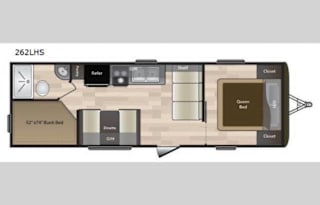 Fun awaits! 2017 Keystone RV Hideout 262LHS.