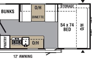 Compact/Ultra-Light/ Coachmen Viking Trailer-max 5