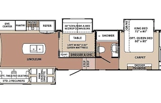 2016 Spacious Blue Ridge Fifth Wheel