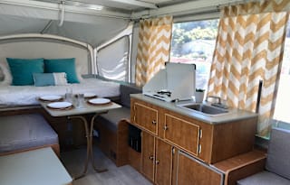 Cozy Pop Up Trailer - we deliver and set up!