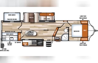 2018 Forest River RV Vibe 313BHS