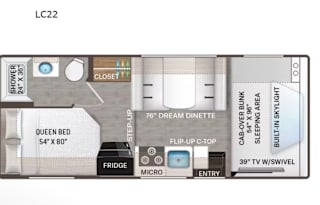 2023 Thor Motor Coach Quantum LC22