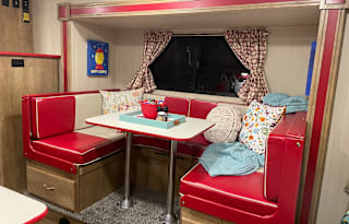 Step back in time in this charming vintage camper!