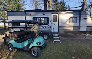 Bunkhouse RV Get-A-Way Golf Cart Add-On Available!