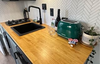 Katie’s “Glamp” trailer