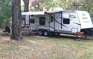 “Wanderhaven” is our 2018 Jayco 26’ Bunk House