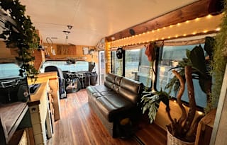 Escape in Nature in this Cozy Shuttle Conversion