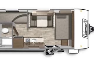 Family Friendly 2021 Coleman Lantern with bunks!