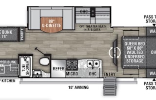 2022 Coachmen RV Freedom Express Ultra Lite 292BHDS