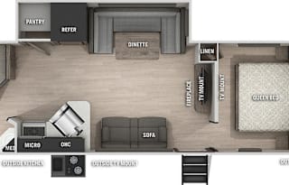 2022 Family Glamper! Double Bunks & Private Master
