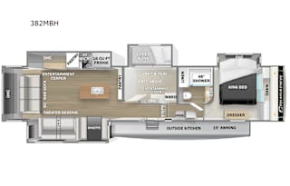 2023 crusader middle bunkhouse