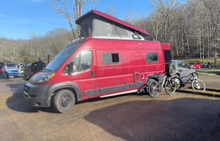 The Vansion - A red van that's just the right size