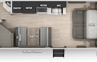 2022 Forest River RV Cherokee Grey Wolf 22MKSE