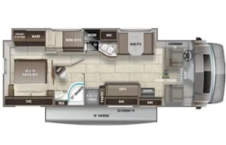 “HAPPY OC RV” Entegra Coach Odyssey 31F Bunk Beds!