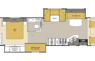 “Bruno” Big Coachmen & Bunkhouse sleeps 9!