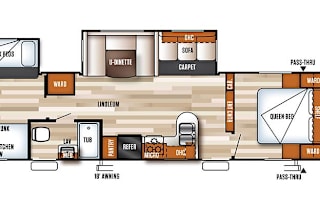 Family/Pet Friendly 2017 Forest River Salem 32BH