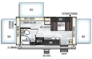 2019 Forest River Rockwood Roo183s