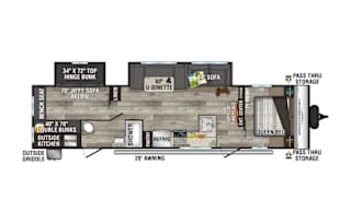 Family Friendly Bunkhouse Travel Trailer (2022)