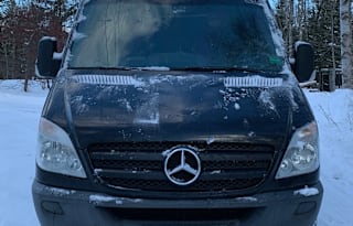 Ready for trekking! Sprinter van with living space