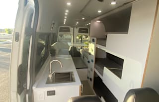 Family Size Mercedes-Benz Sprinter w/ Rock Wall