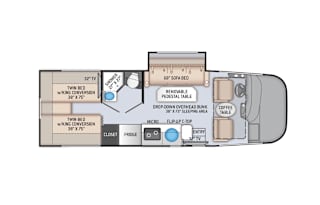 2022 Thor Motor Coach Axis 24.1