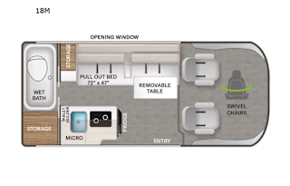 F2022 CONVENIENT & EASY TO DRIVE RV!! SCOPE 18M