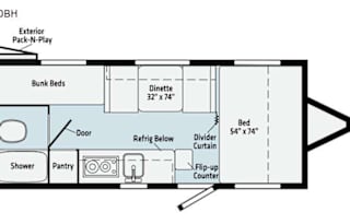 2021 Winnebago Micro Minnie 1800BH