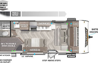 2021 Forest River RV Wildwood X-Lite 19DBXL