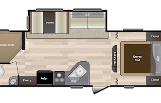 Adventure Awaits! Room for S'mores in HUGE Pantry!