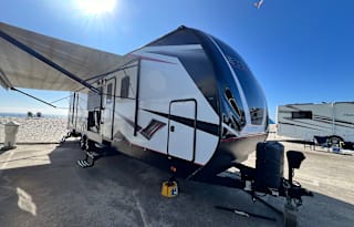 Modern RV Toy Hauler RV Rental