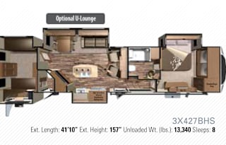 2016 Highland Ridge RV Open Range 3X 427BHS