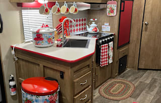 Step back in time in this charming vintage camper!