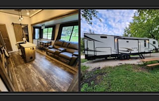 Glamping: Sabre 38DBQ w/ Delivery, 2 BR & 2 bath