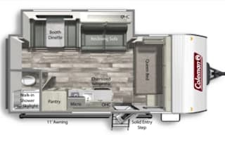 2022 Dutchmen RV Coleman Lantern LT Series 18FQ