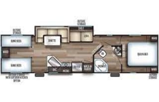 B&B's 2021 Forest River RV Cherokee Grey Wolf 29TE