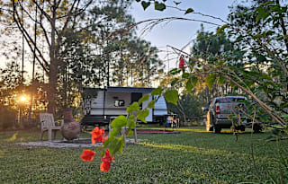 New 2025 RV Stationary. Rural area.