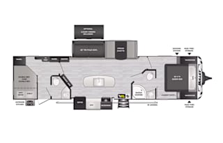 2023 Keystone RV Bullet 330BHS
