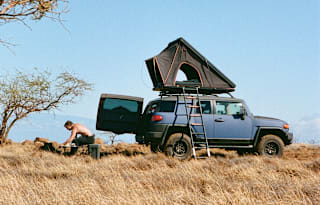 HAWAIIAN OVERLANDERS 4WD BLUE FJ CAMPER!
