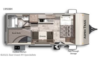 2021 Dutchmen RV Aspen Trail LE 1980BHS