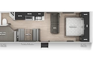 2022 Easy-Set-Up and Family Friendly Grey Wolf