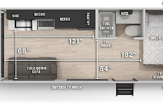 2022 Forest River RV Cherokee Grey Wolf 18RR