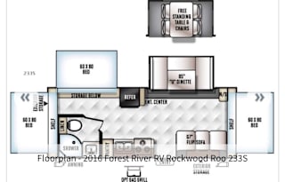 2016 Forest River RV Rockwood Roo 233S